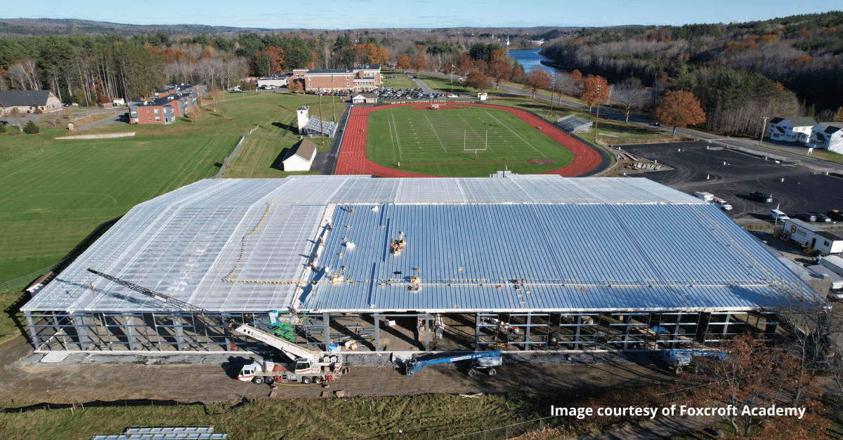 Read more about the article UGE Achieves Notice to Proceed Milestone for 1MW Rooftop Community Solar Project at Foxcroft Academy in Maine